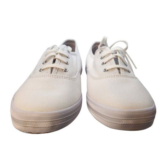 Keds Champion 9W White Canvas Lace Up Woman's Wide New in Box - Picture 1 of 8